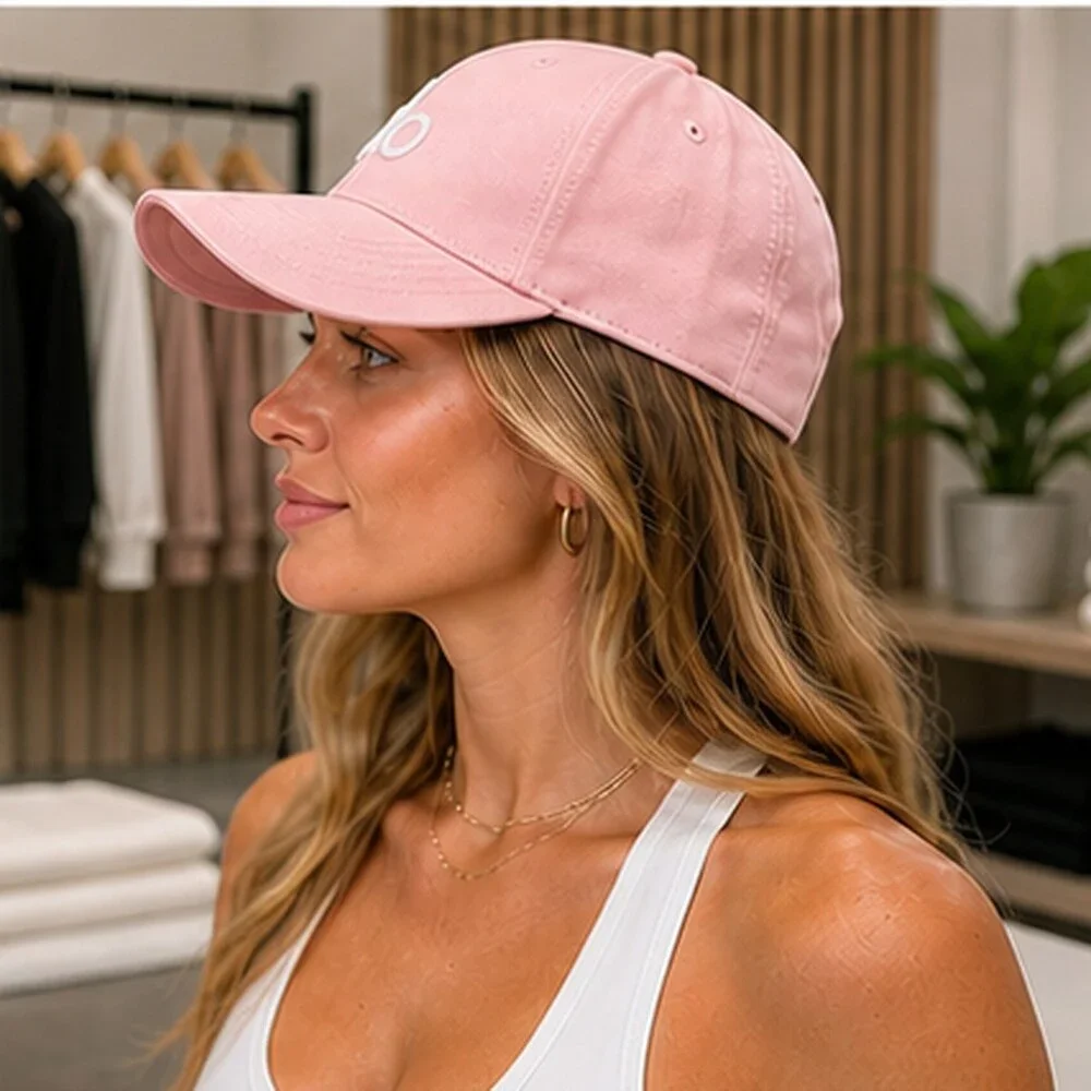 ALO Yoga Pink Gym Baseball Cap Hat Activewear